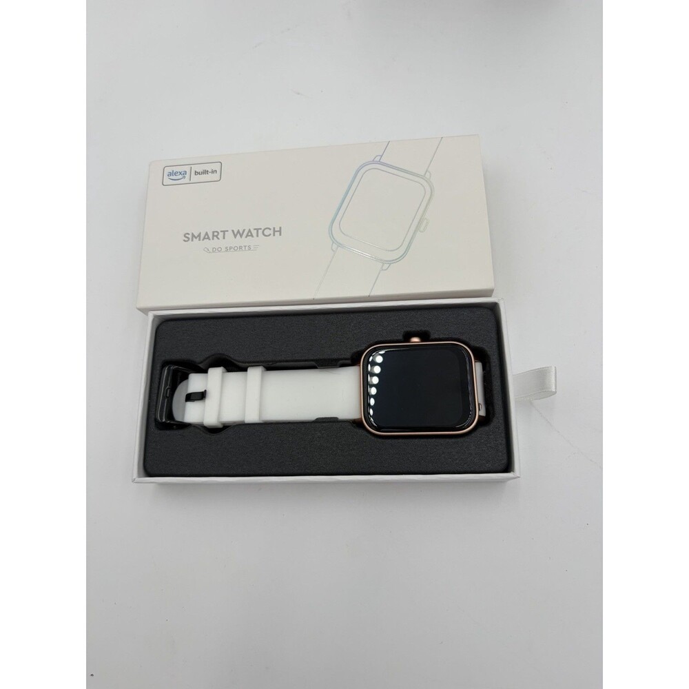 IDO IDW16 ALEXA SMART WATCH Heart Rate Fitness Tracker Rose Gold OB